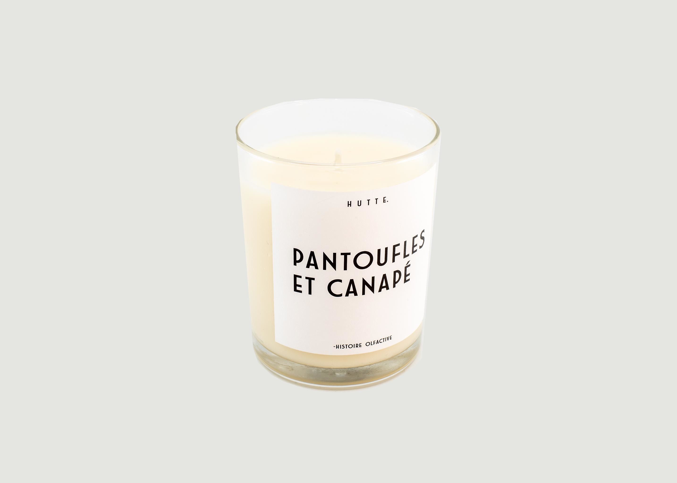 Pantoufles Et Canapé scented candle - Hutte