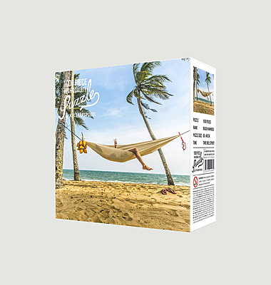 Puzzle of a beach hammock 