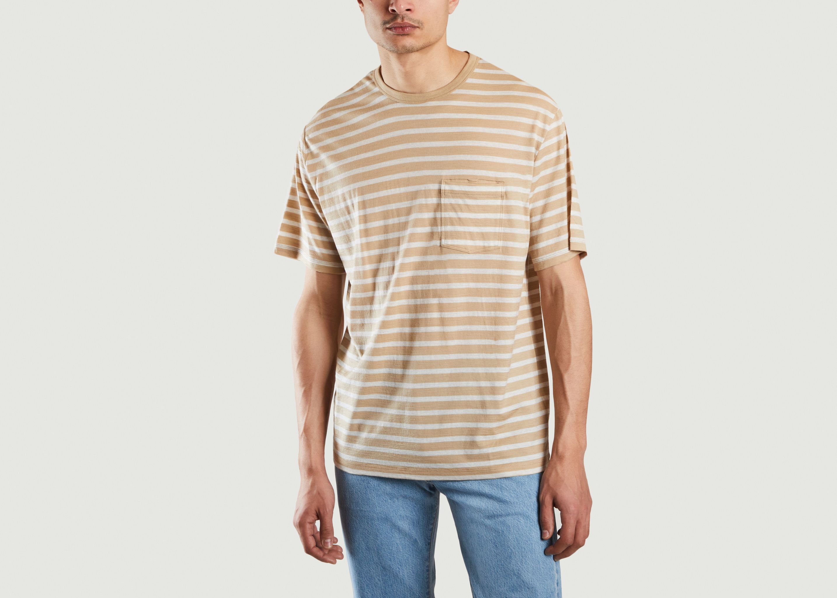T-shirt Granary SS Stripe - Icebreaker
