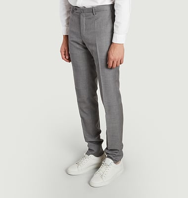 Formal wool slim fit pants