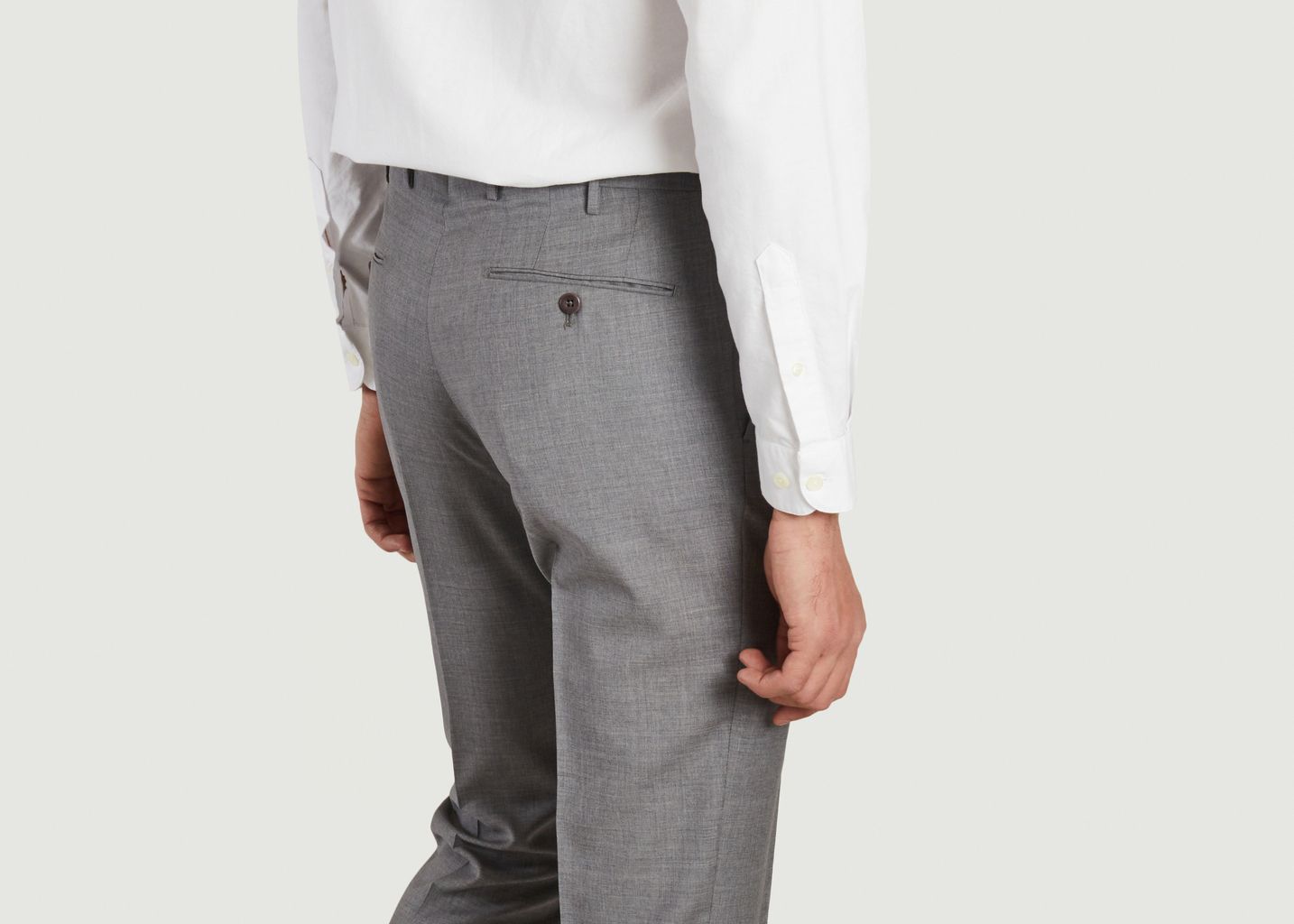 Pantalon formel en laine slim fit - Incotex