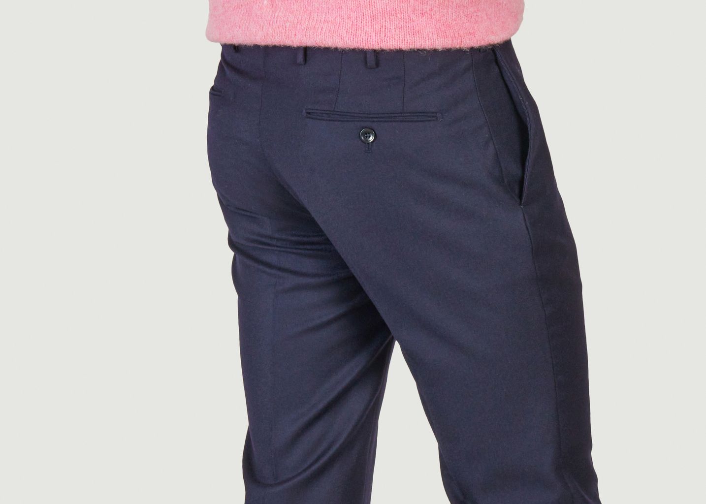 Pantalon en laine vierge coupe slim - Incotex