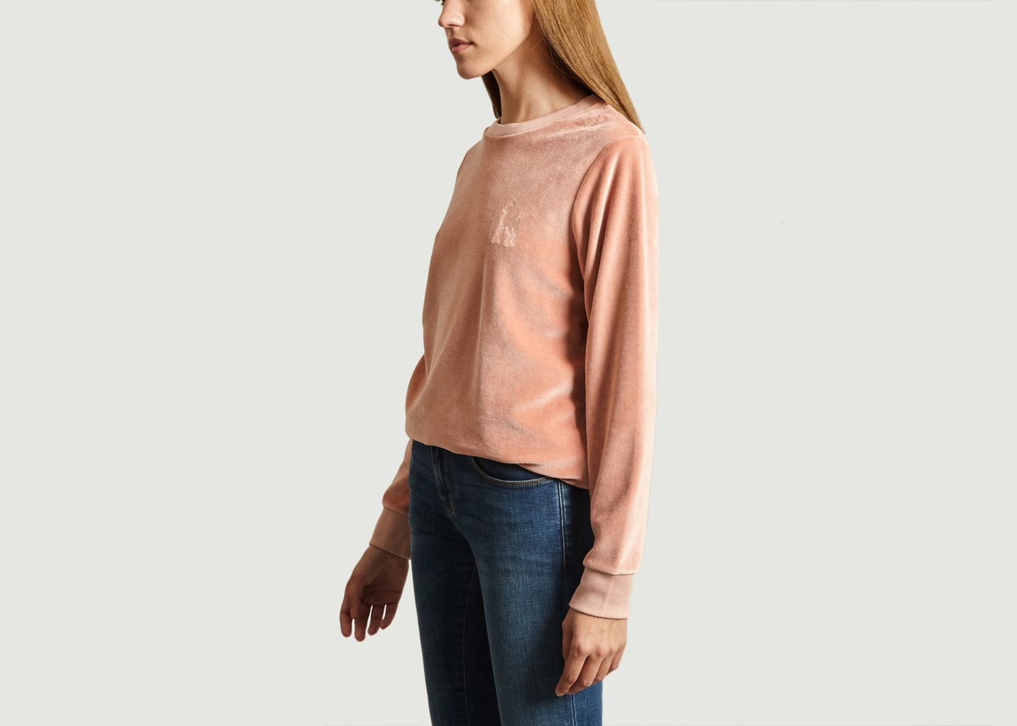 Joy Velour Sweatshirt - Ines De La Fressange