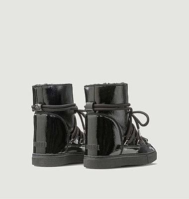 Naplack Wedge Boots