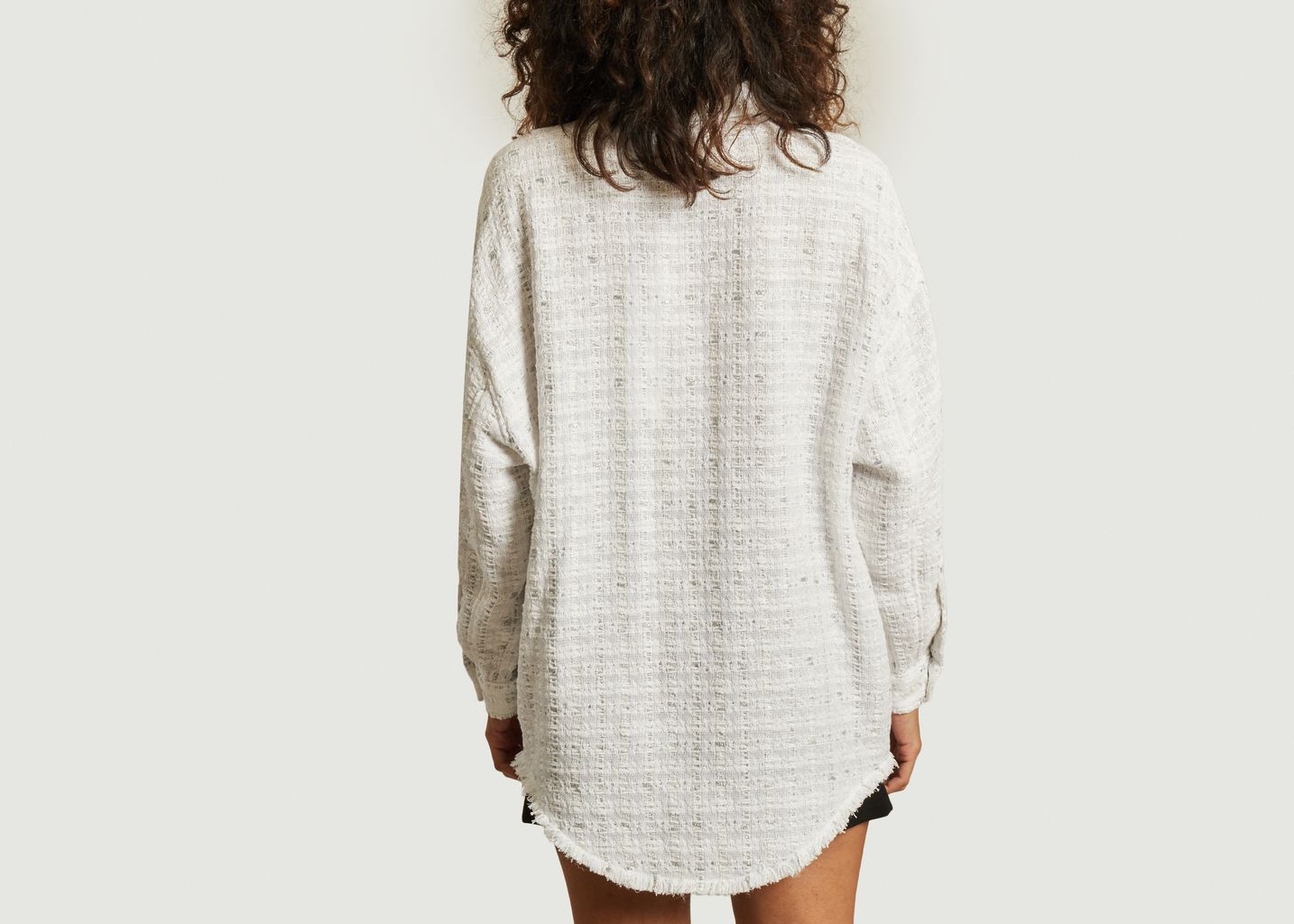 Surchemise oversize effet tweed Minko - IRO