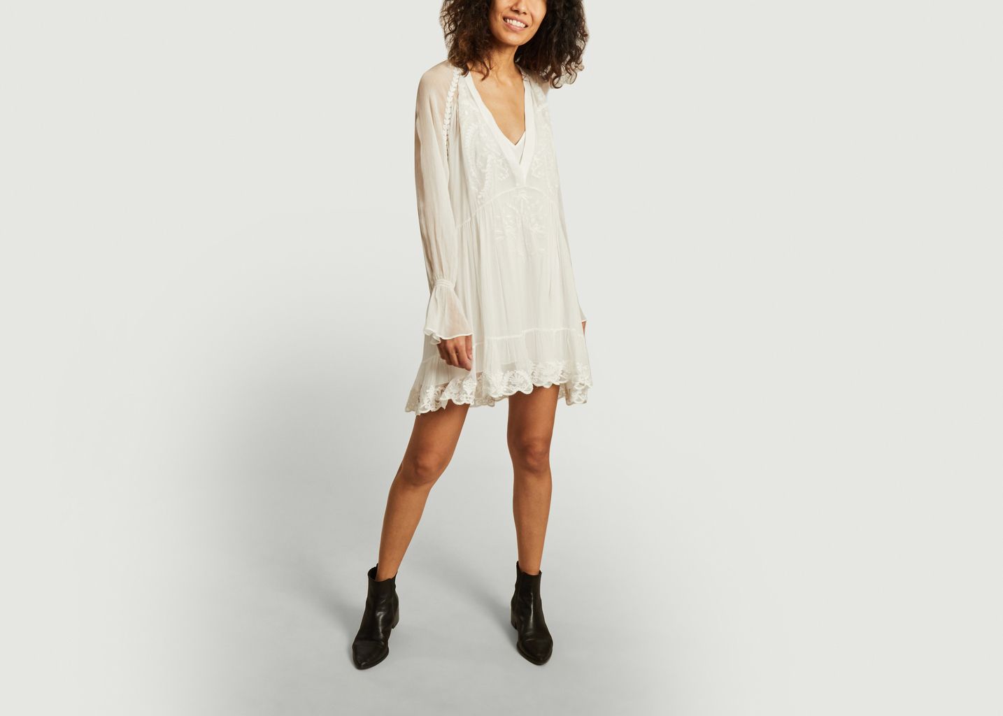Robe brodée manches longues Joko - IRO