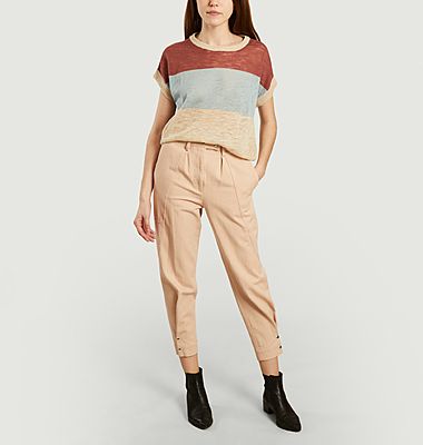 Viklay 7/8 length cotton trousers