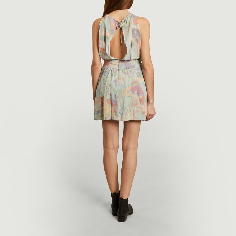 Kurzes Kleid aus bedruckter Baumwolle Phili - IRO