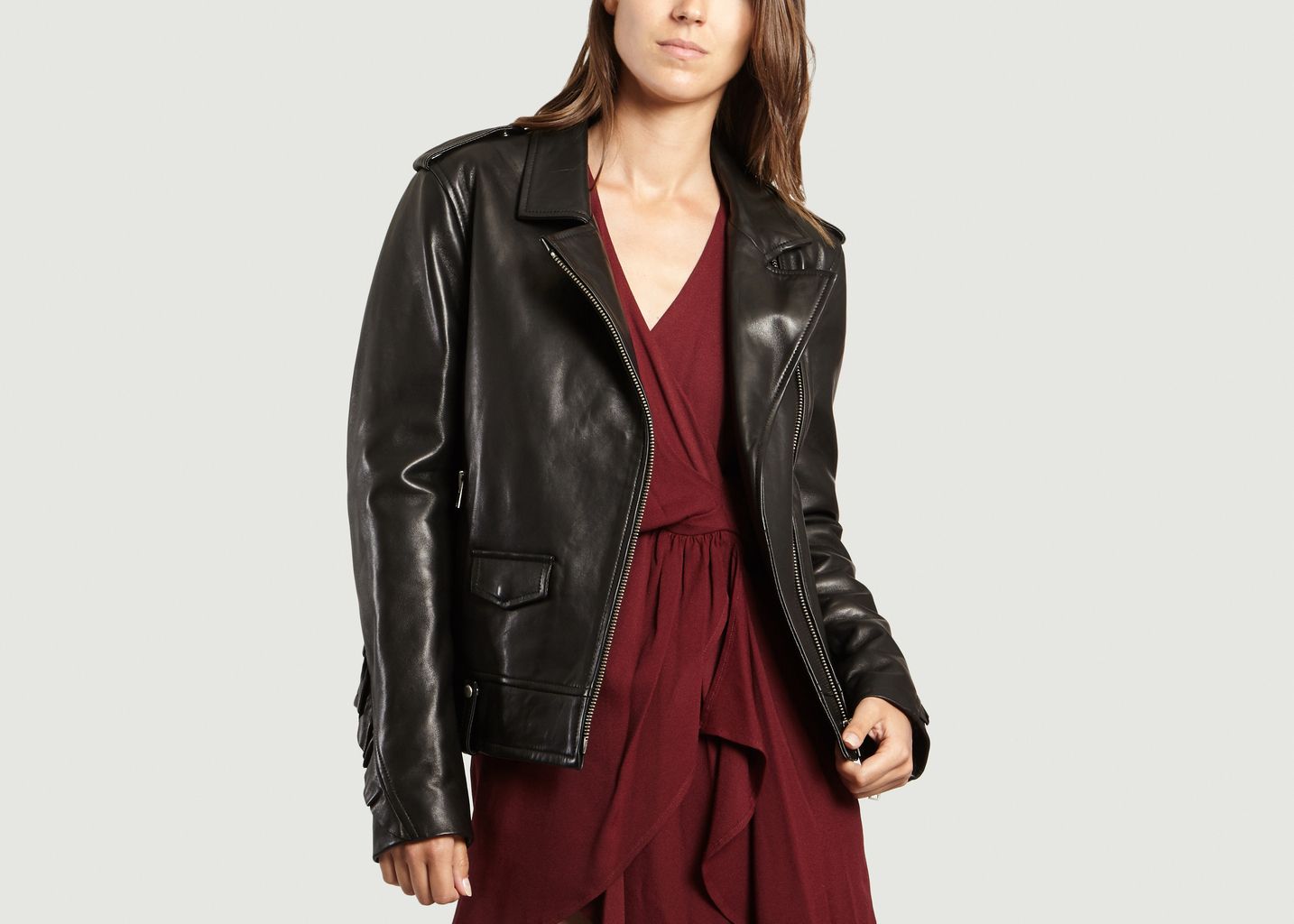 iro women's leather jacket