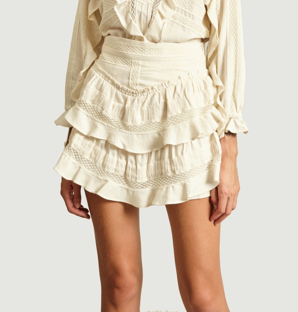 iro ruffle mini skirt