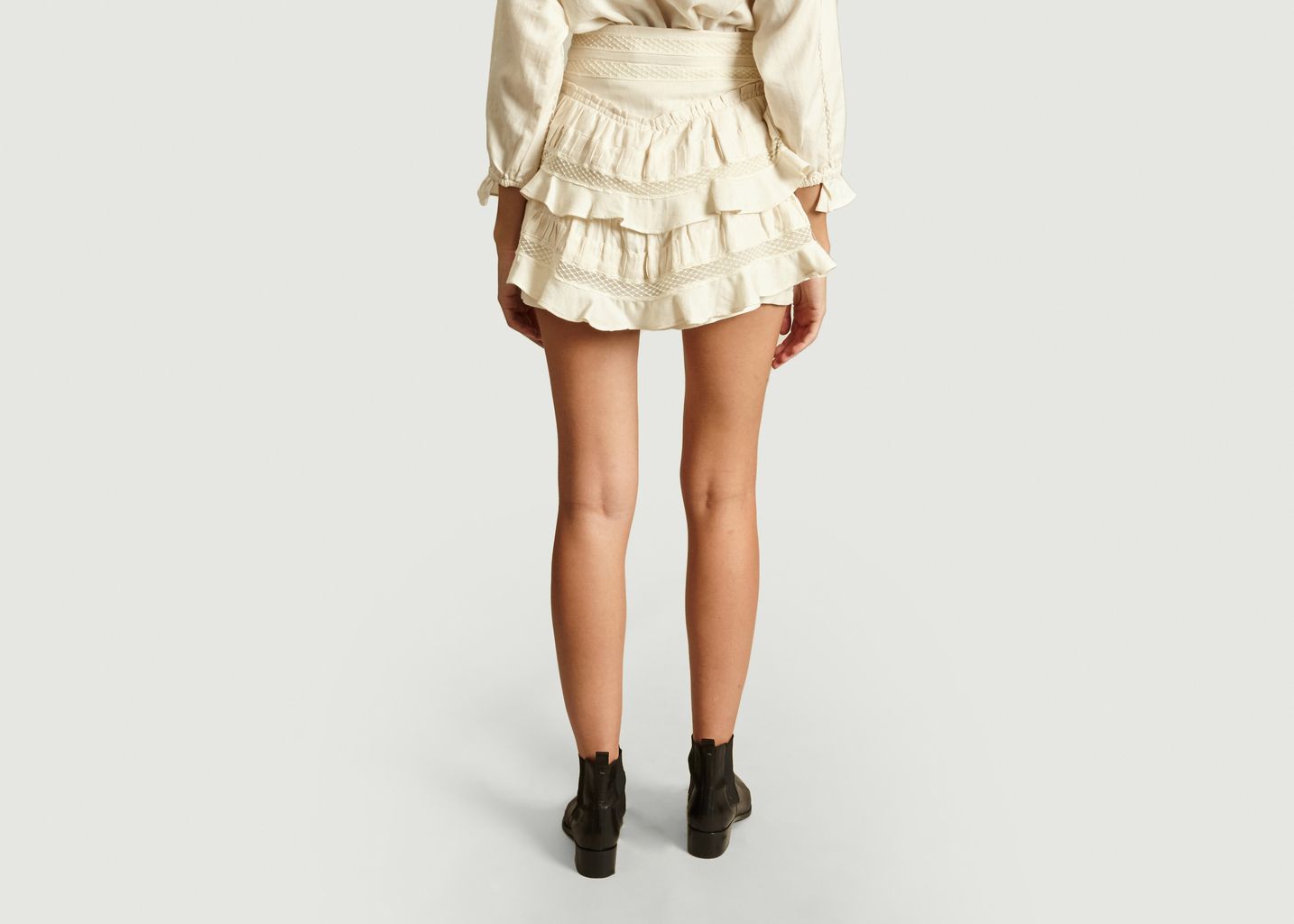 iro ruffle mini skirt
