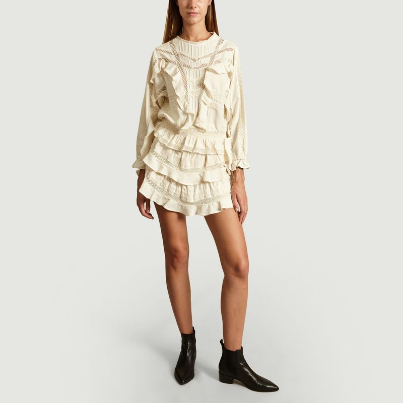 iro ruffle mini skirt