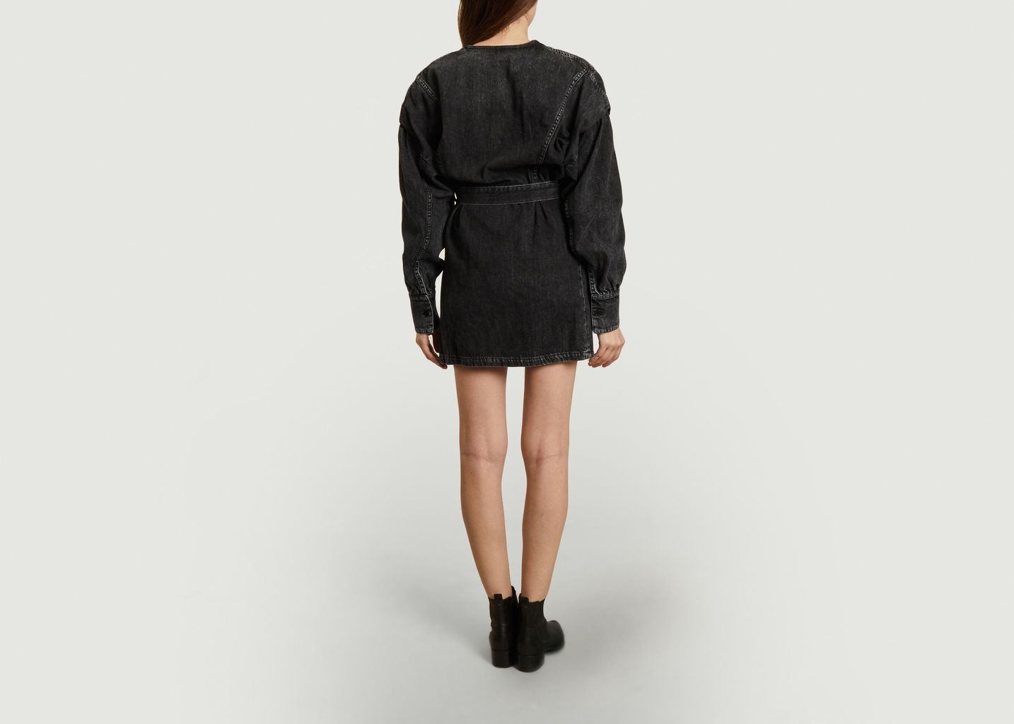 Robe portefeuille en jean teinté Gerlin - IRO