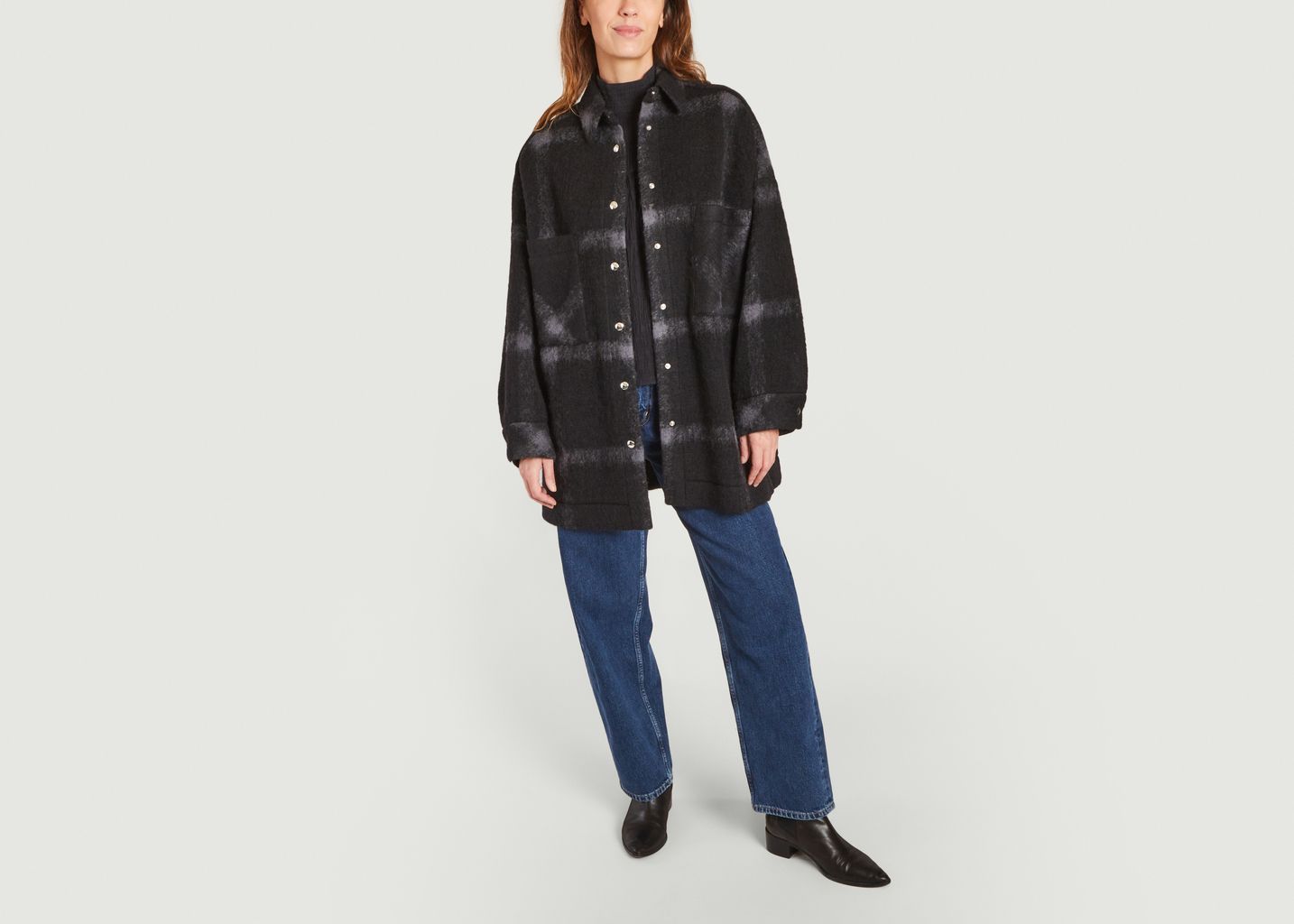 Surchemise oversize à carreaux Heldens - IRO