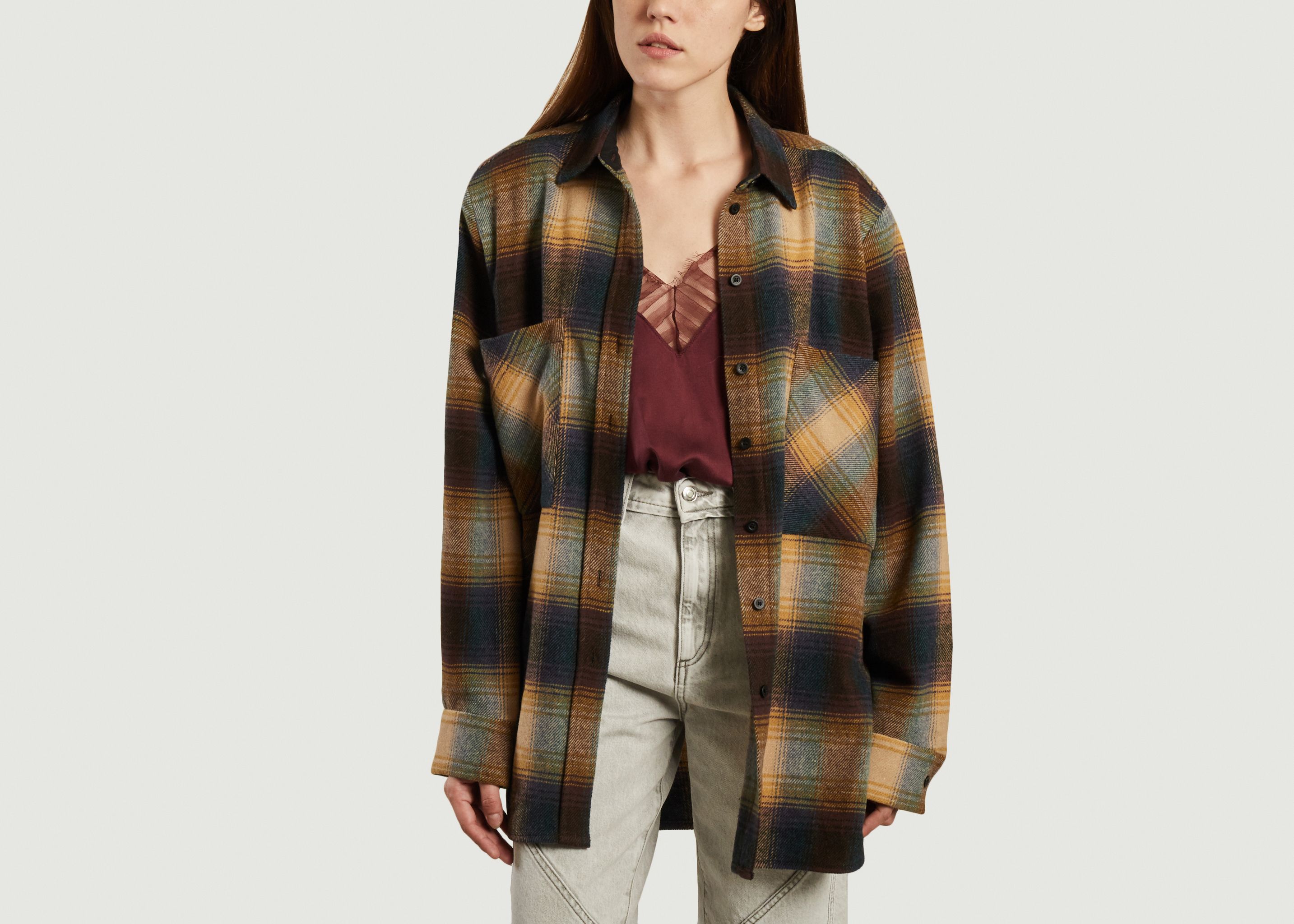 iro plaid coats & jackets