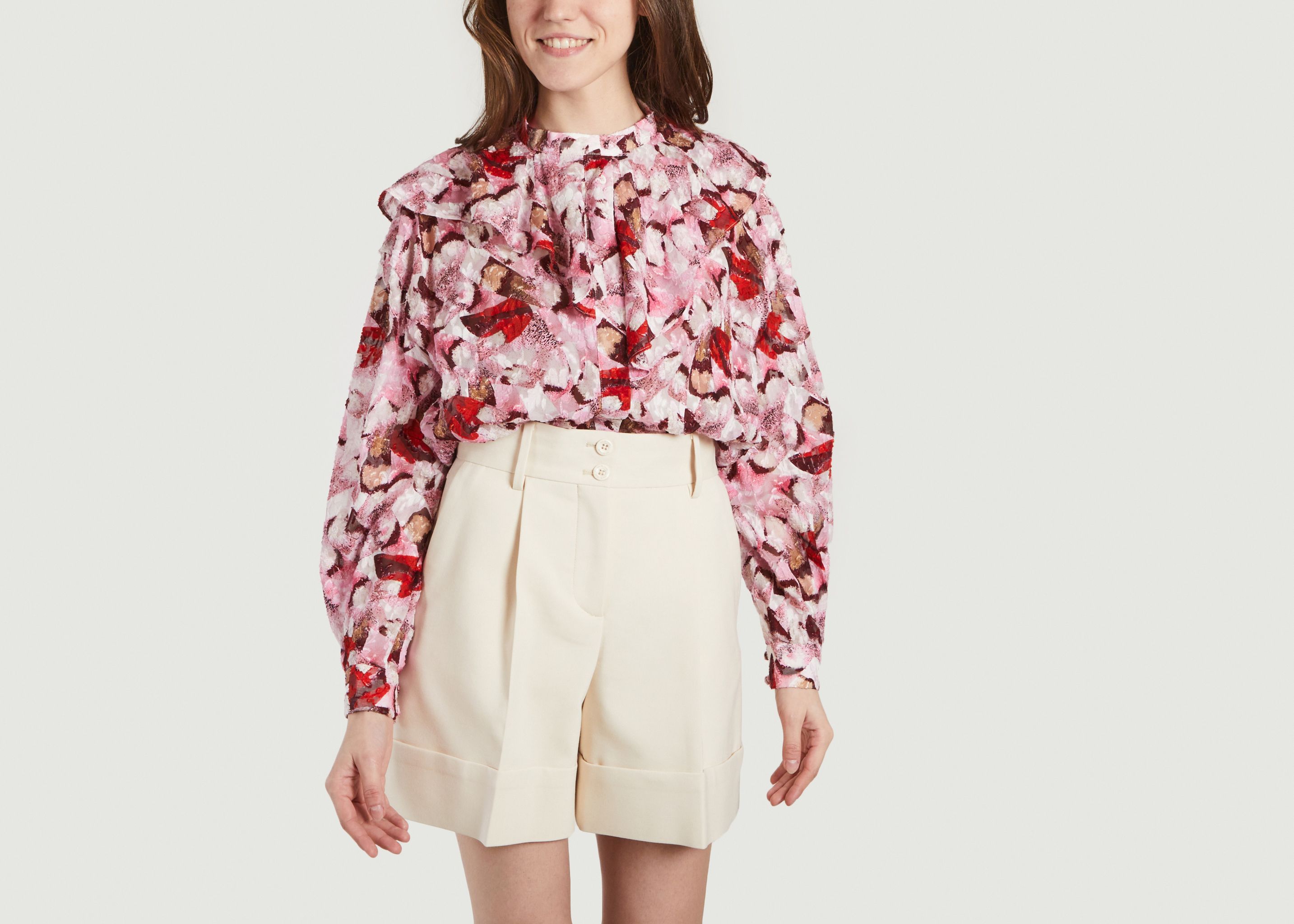 Carus blouse in silk and cotton - IRO
