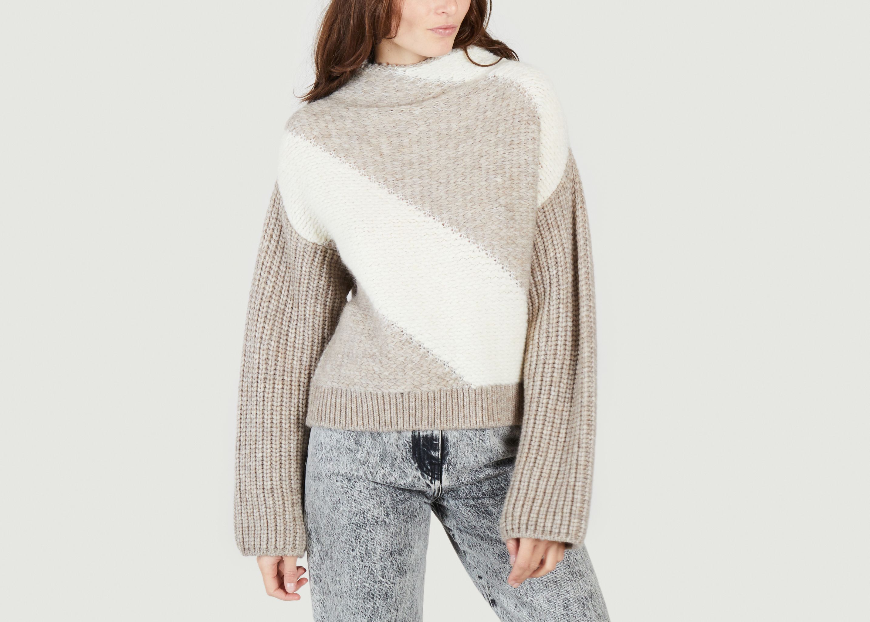Arzel two-tone knitted sweater  - IRO