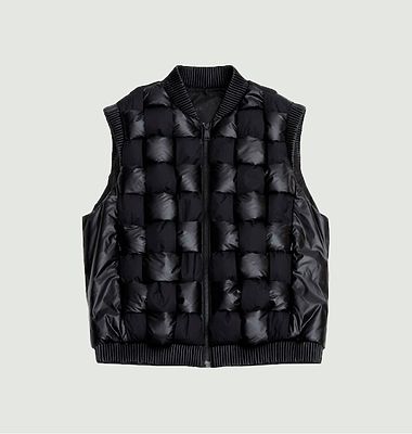 Sleeveless Down Jacket mit Woven Quilting