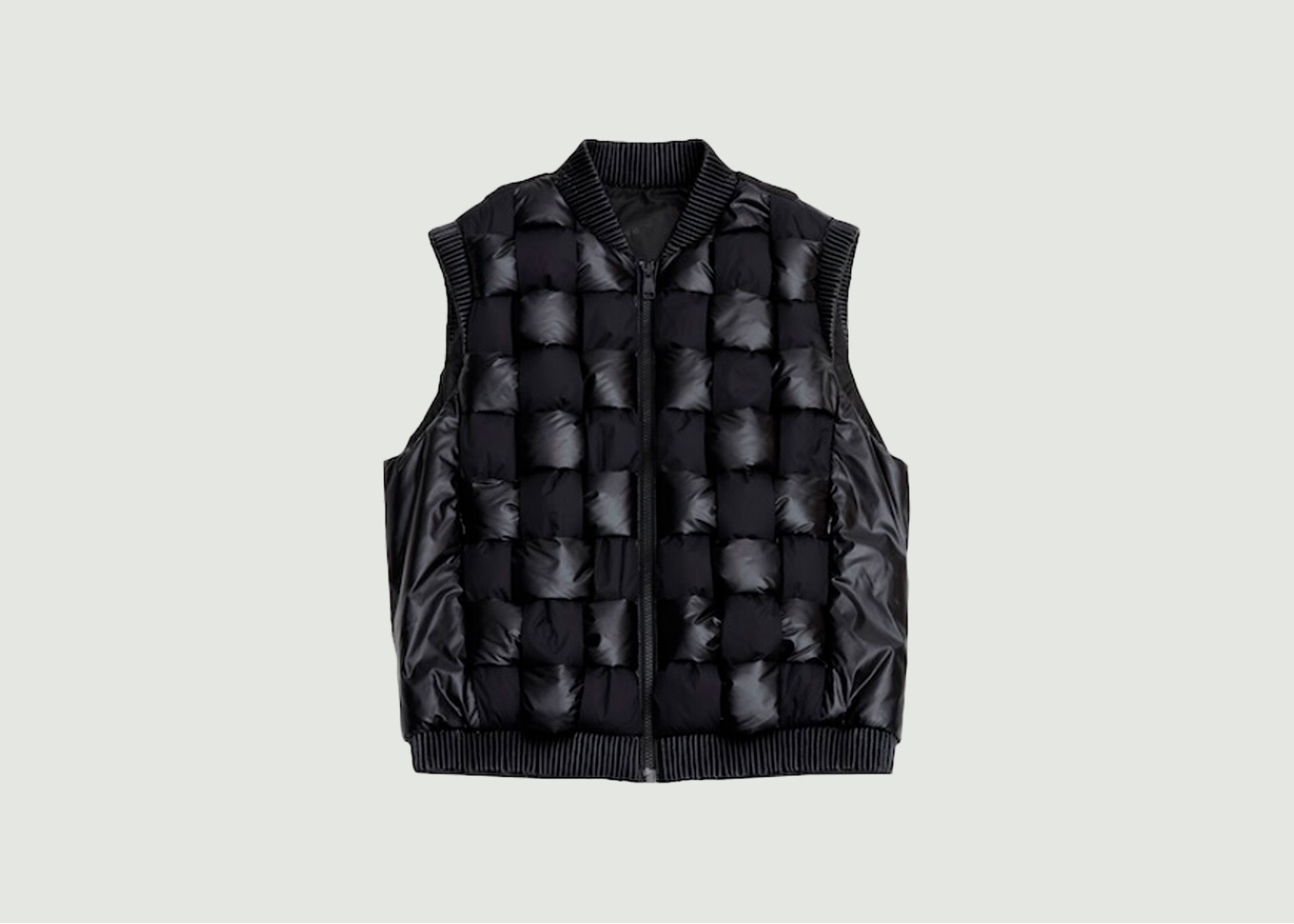 Sleeveless down jacket with woven quilting - IRO