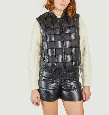 Sleeveless Down Jacket mit Woven Quilting