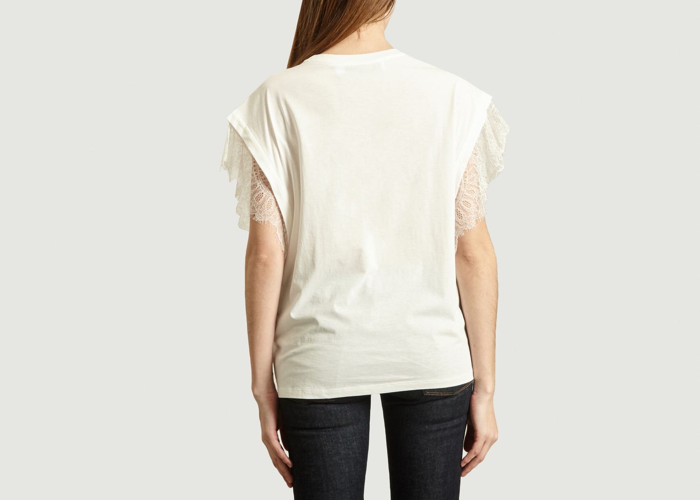Dunes t-shirt with lace - IRO