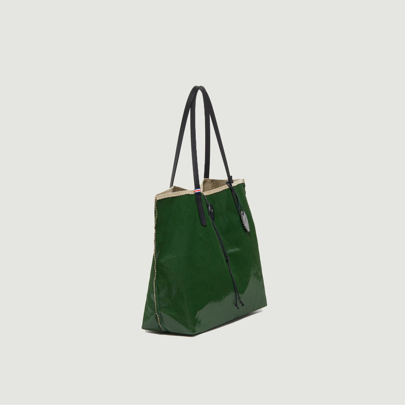 Sale Bahia Linen Bag Bottle Green Jack Gomme at -30% | L'Exception