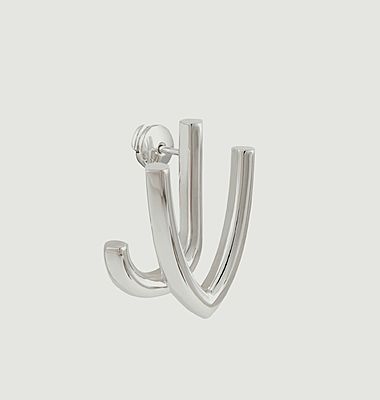 JV silver earring