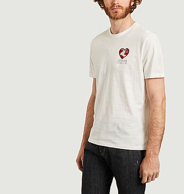 T-shirt One imprimé coeur 