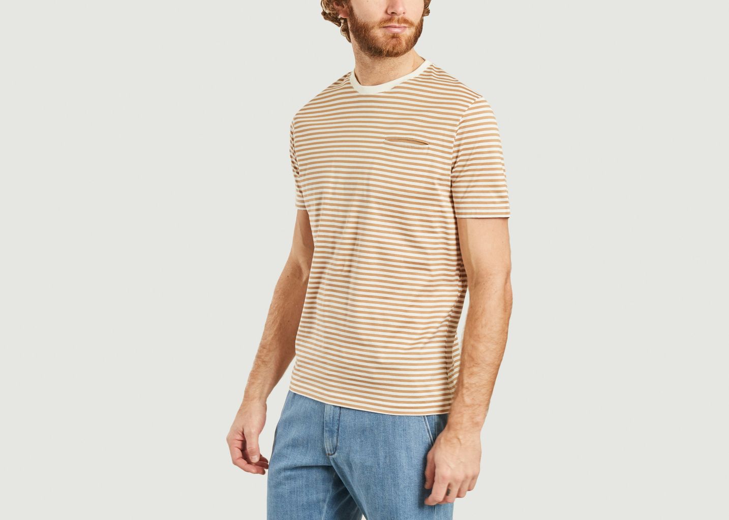 T-shirt rayé en coton - JagVi Rive Gauche