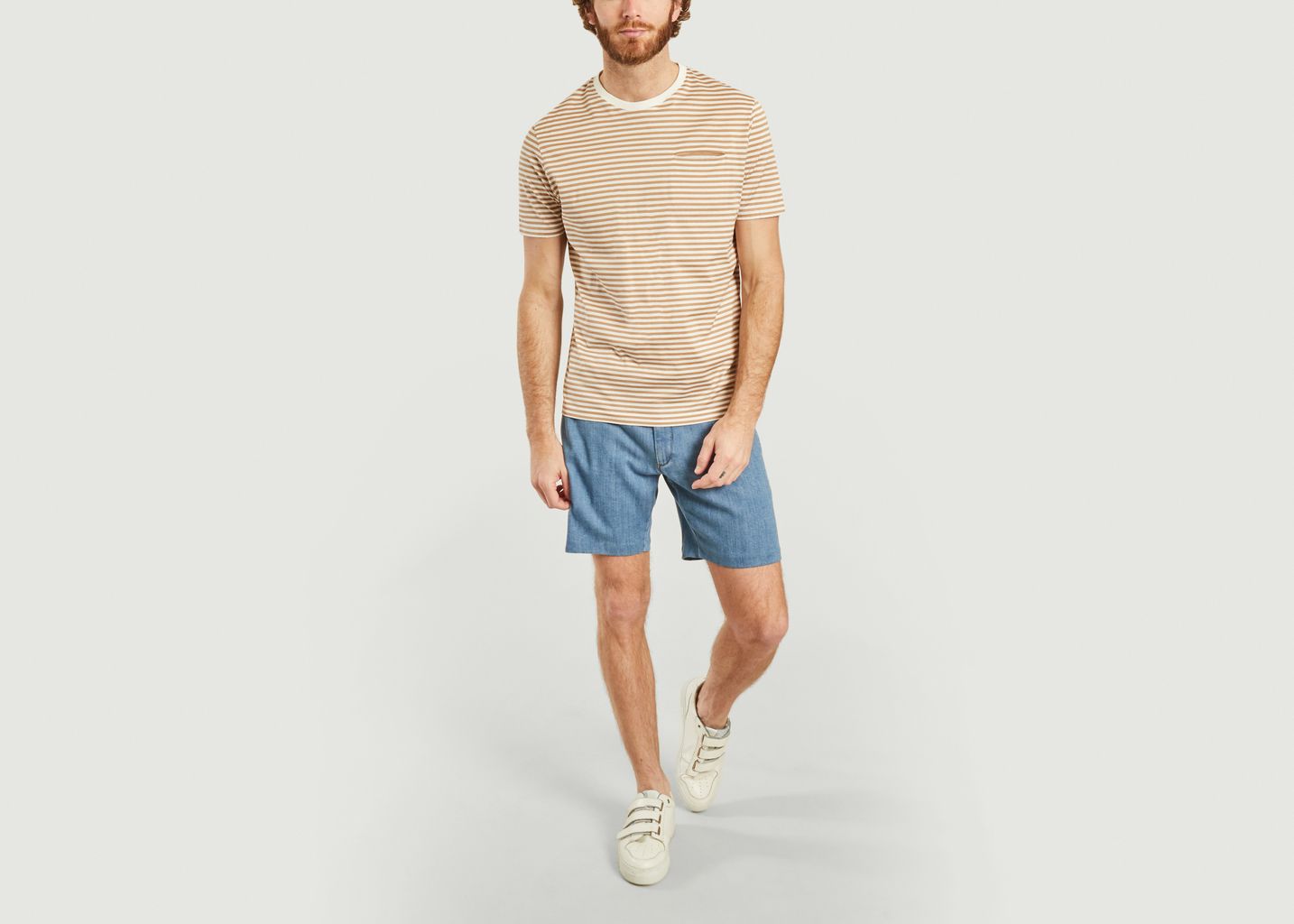 T-shirt rayé en coton - JagVi Rive Gauche