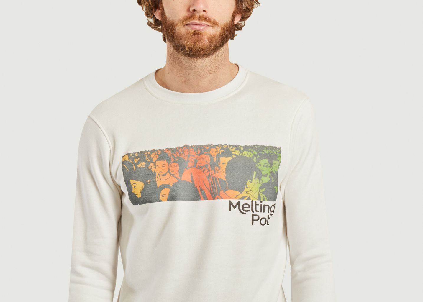Sweatshirt imprimé Melting Pot - JagVi Rive Gauche