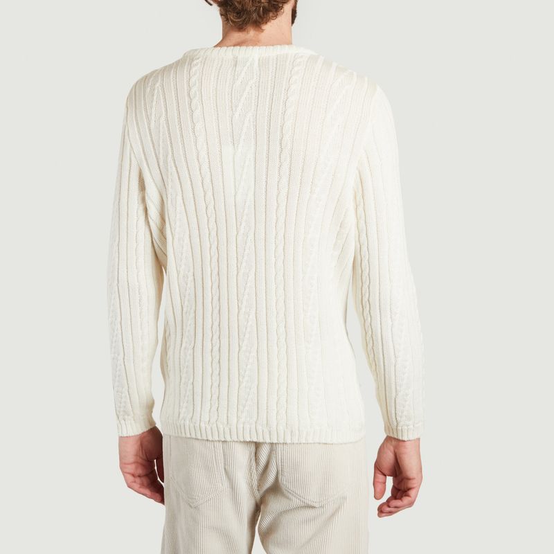 Twisted navy sweater - JagVi Rive Gauche
