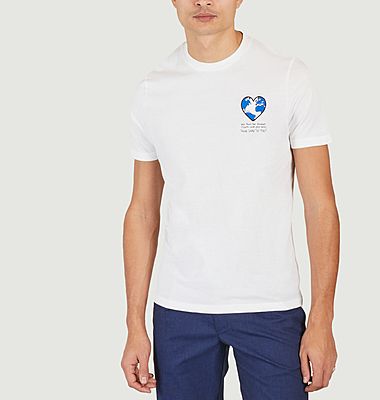 T-shirt Blue Earth