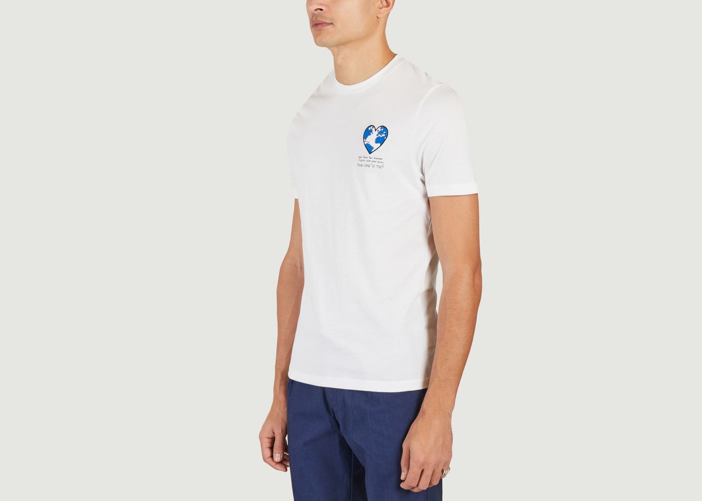 T-shirt Blue Earth - JagVi Rive Gauche