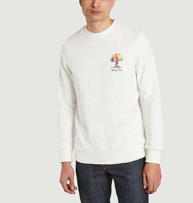 Sweatshirt en coton bio japonais