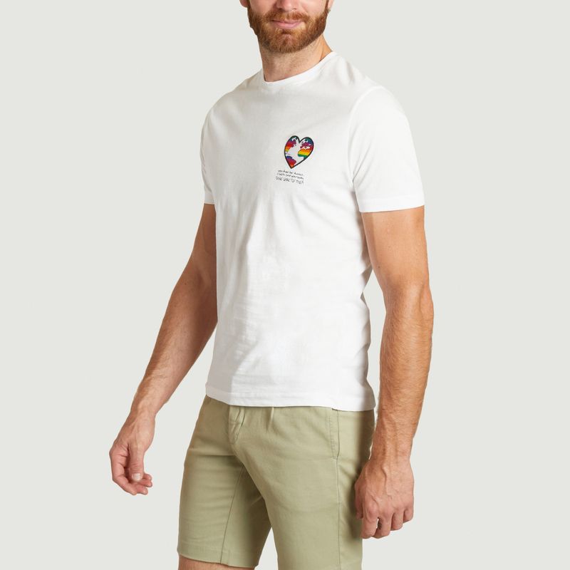 Rainbow earth T-shirt - JagVi Rive Gauche