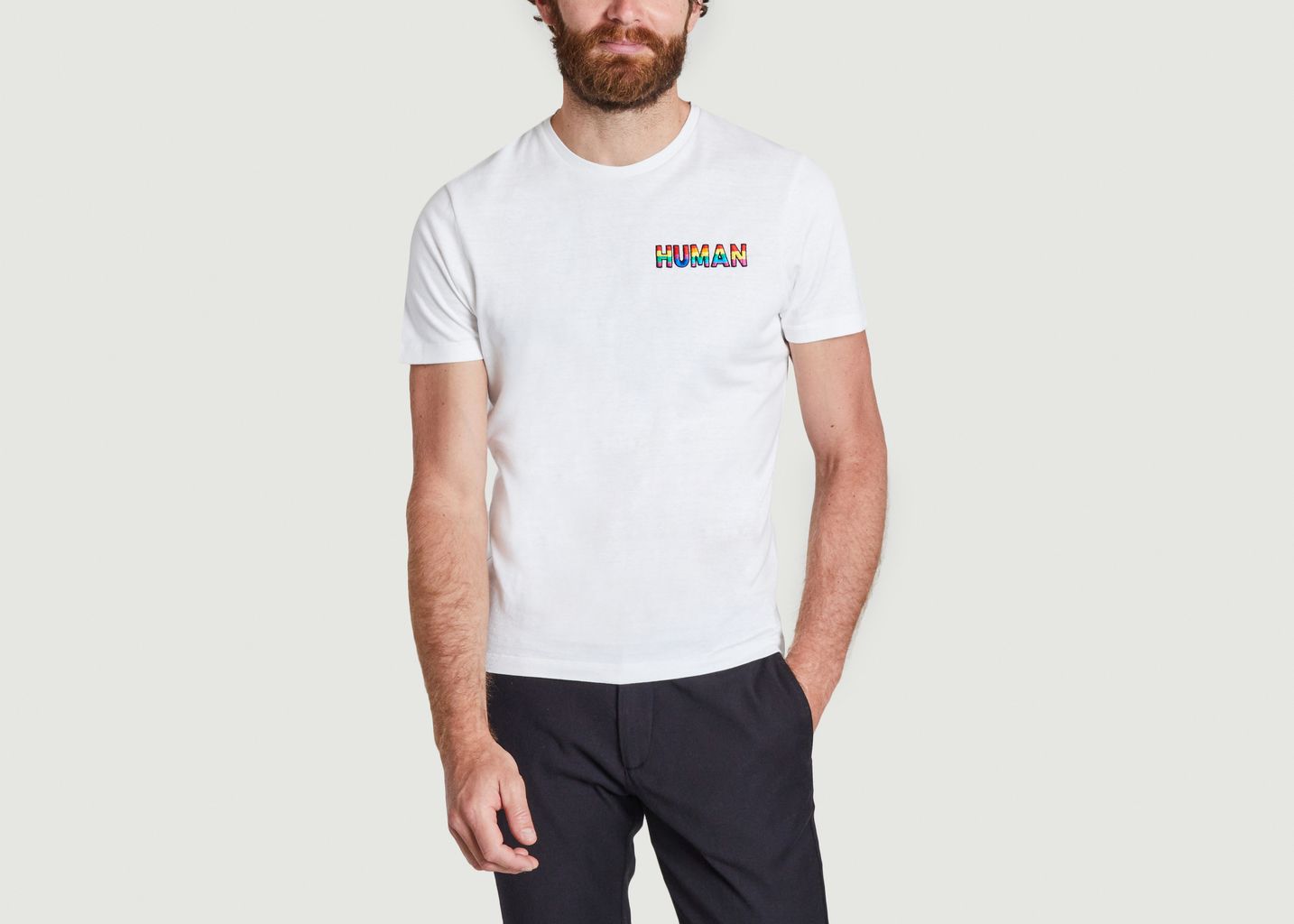 T-Shirt mit Rundhalsausschnitt und kurzen Ärmeln - JagVi Rive Gauche