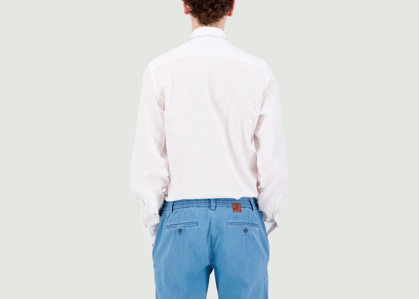 Slim-fit linen shirt - JagVi Rive Gauche