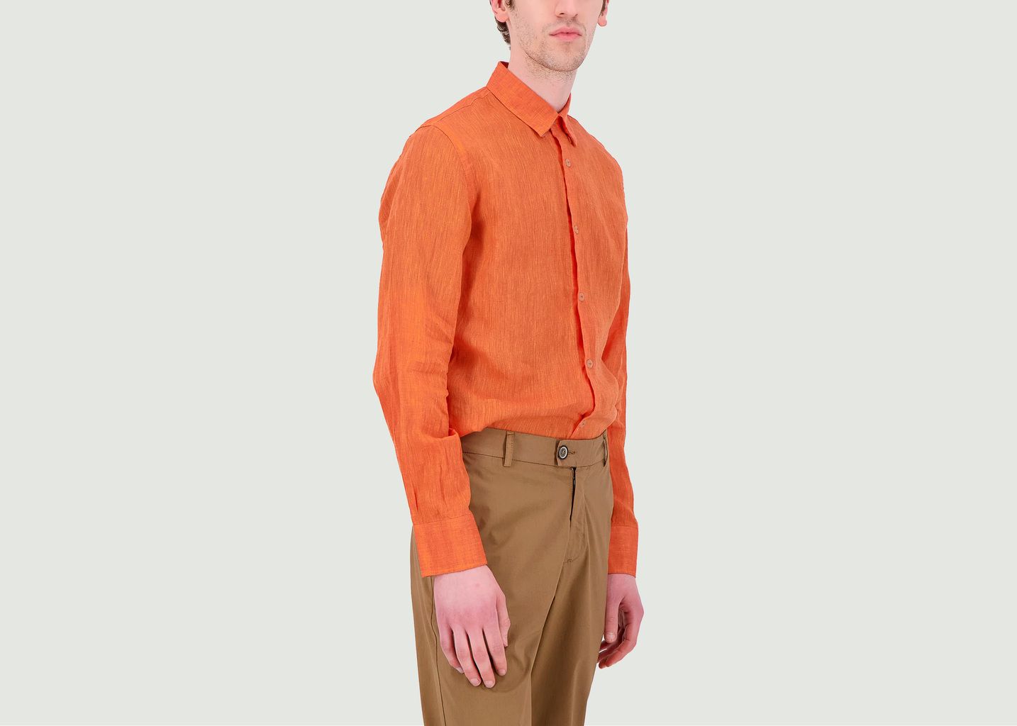 Slim-fit linen shirt - JagVi Rive Gauche