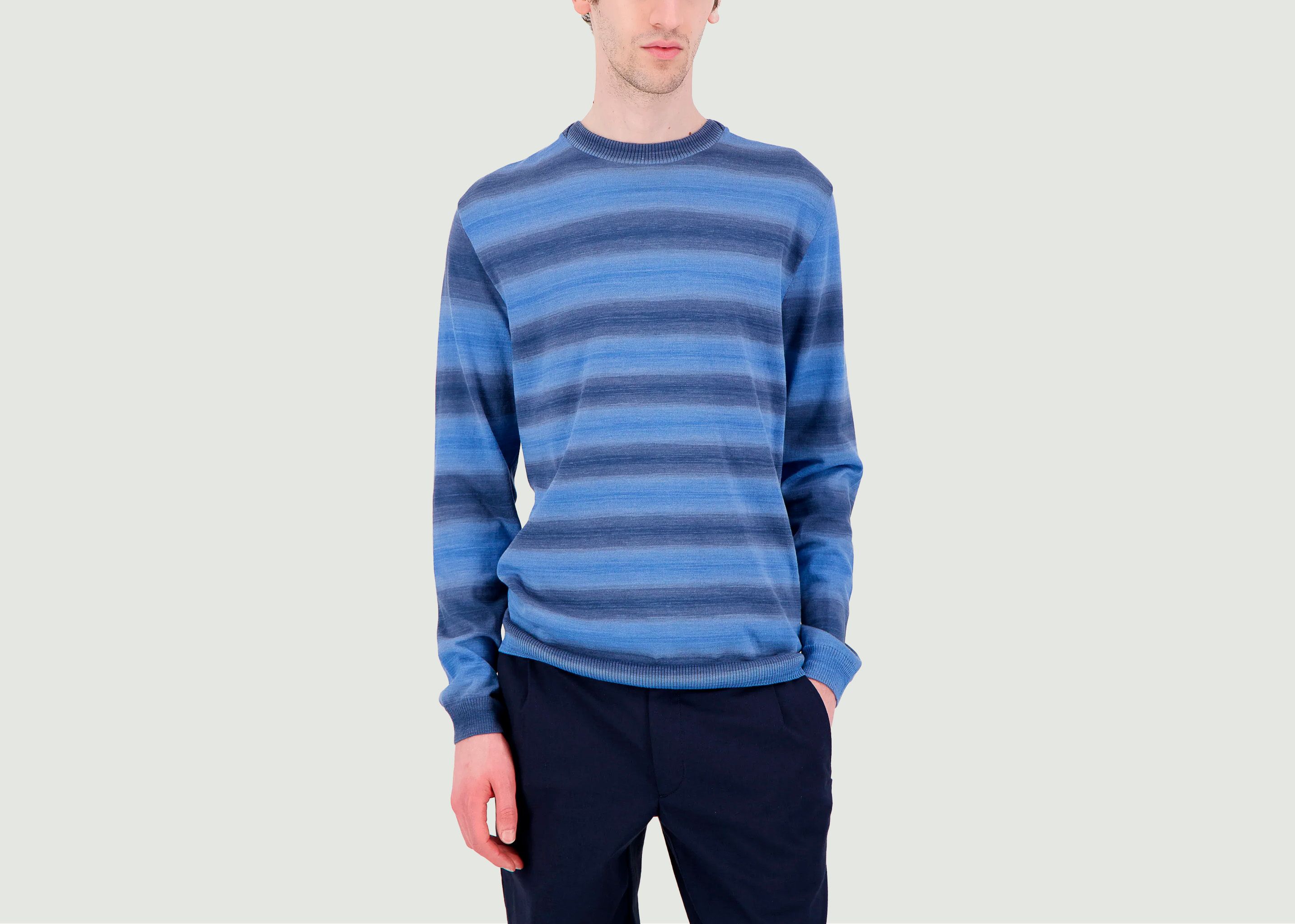 Striped sweater in organic cotton - JagVi Rive Gauche
