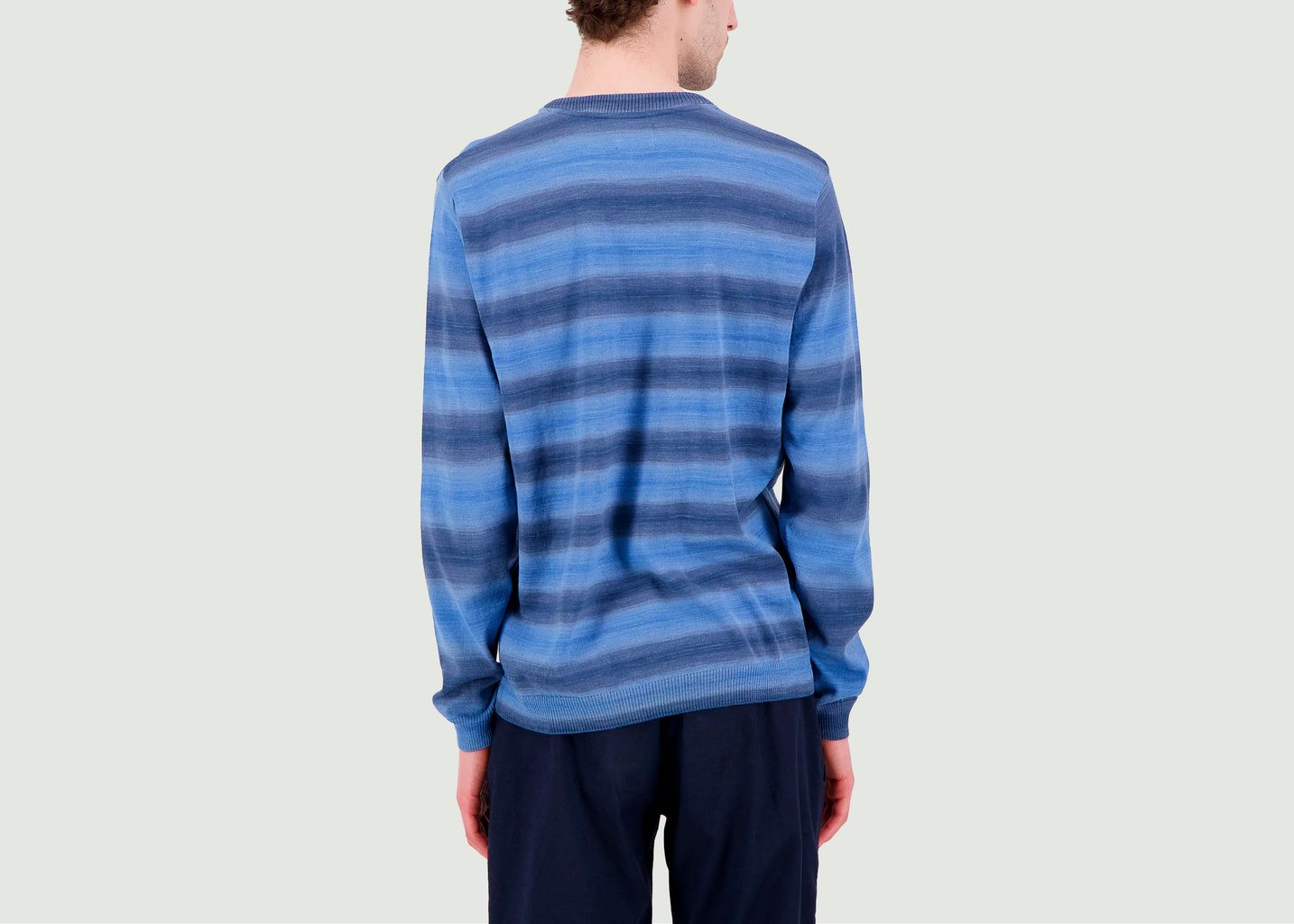 Striped sweater in organic cotton - JagVi Rive Gauche