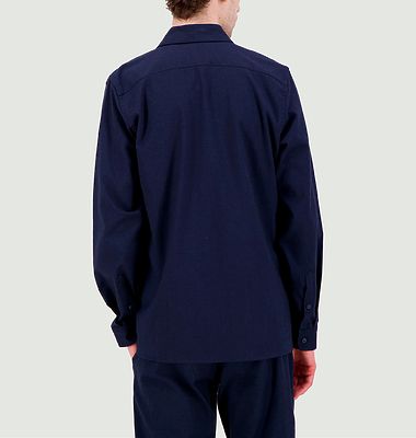 Organic cotton slim-fit overshirt