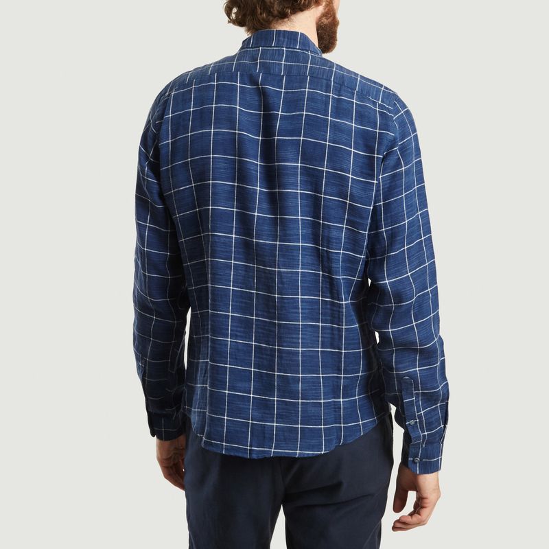 Chemise Two en Lin à Carreaux - JagVi