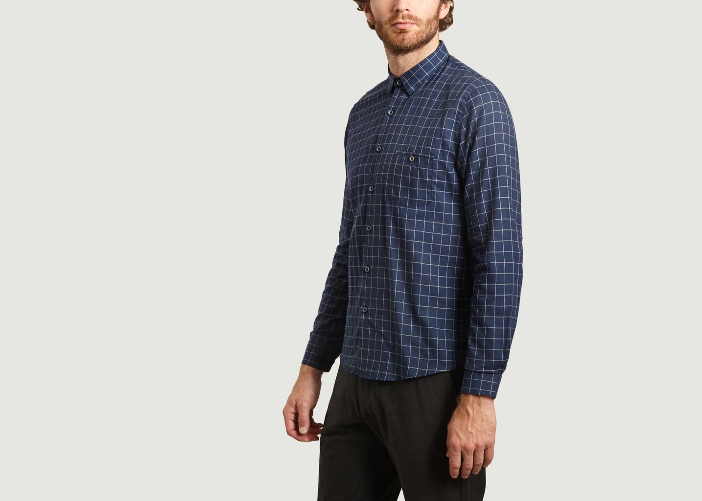 Chemise carreaux à poche - JagVi