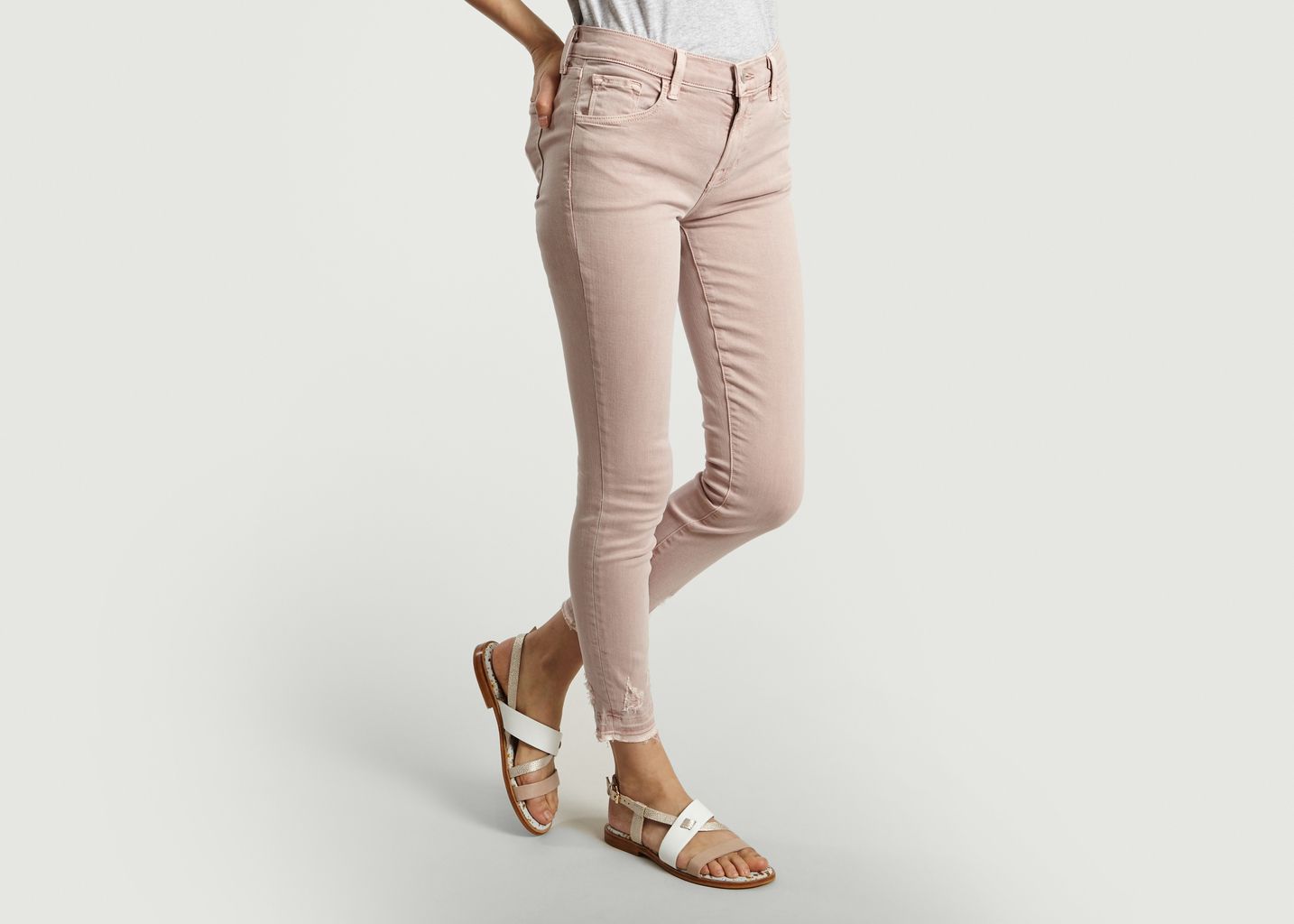 Sale Mid Rise Capri Jeans Pink J Brand 