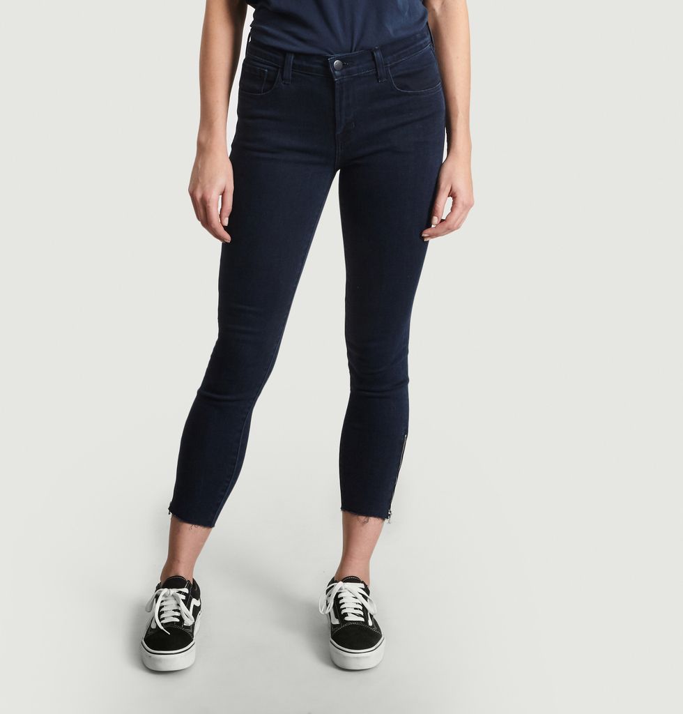 Sale Mid Rise Capri Pants Navy Blue J Brand at -55% | L