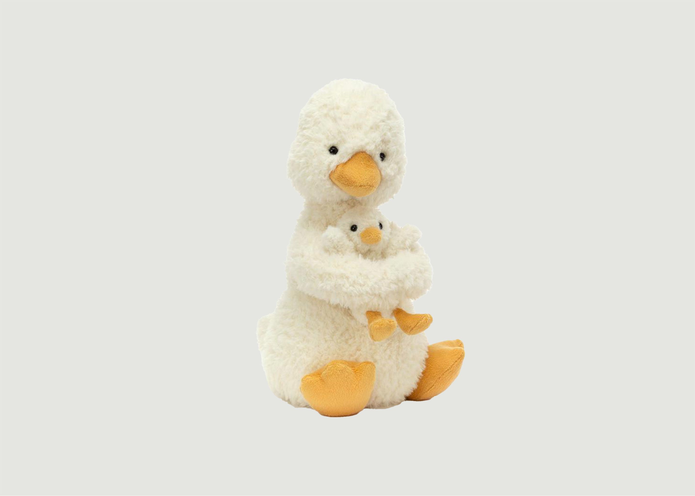 Teddy Bear Huddles Duck mother and her baby - Jellycat
