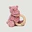 Hochet Hippo Wooden Ring - Jellycat