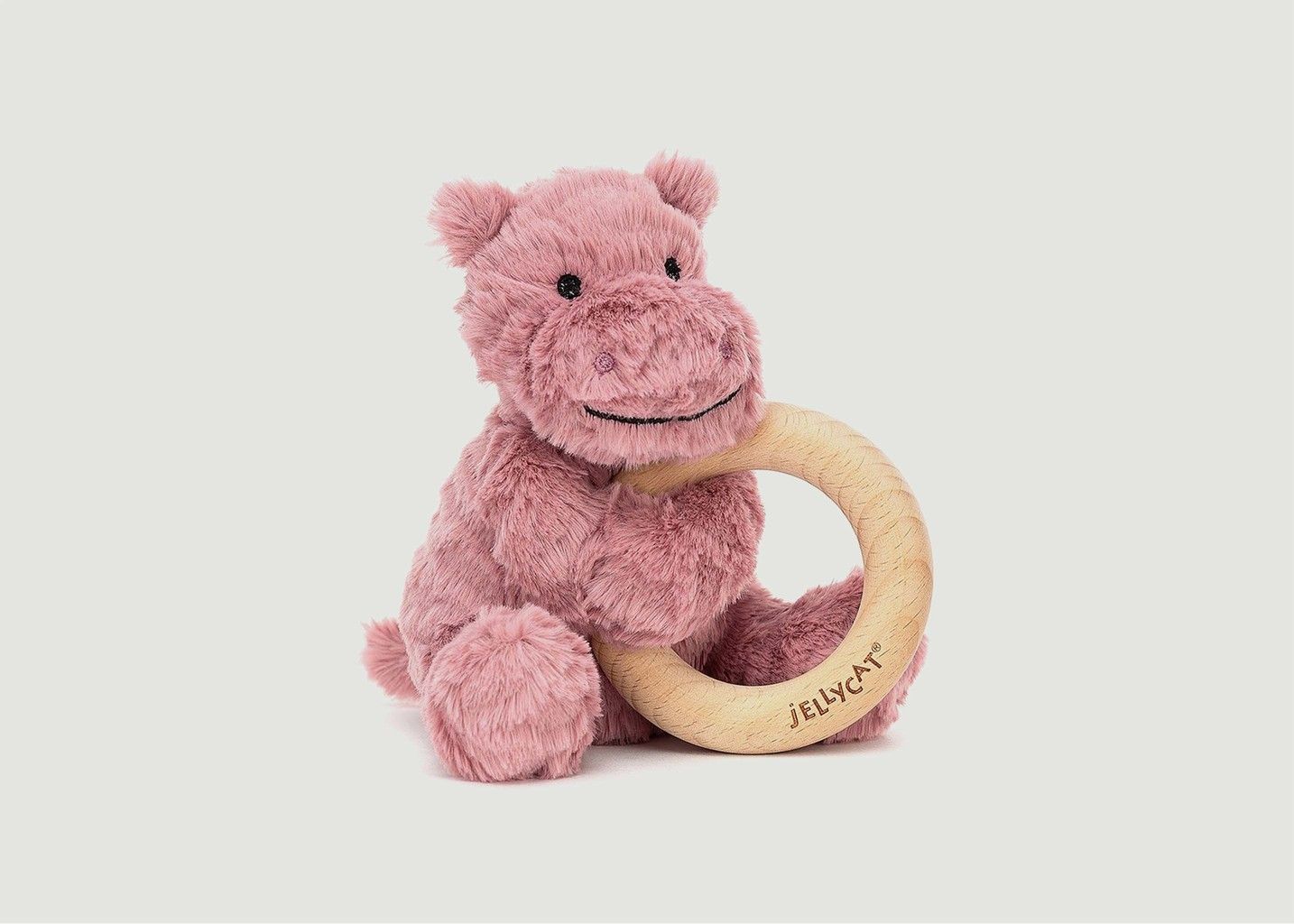 Hippo Wooden Ring Plush - Jellycat