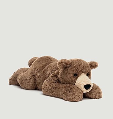 Woody Bear Lying Plush